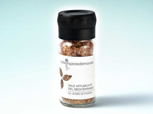 Bükkfa füstölt só - őrlősapkás üveg 100g